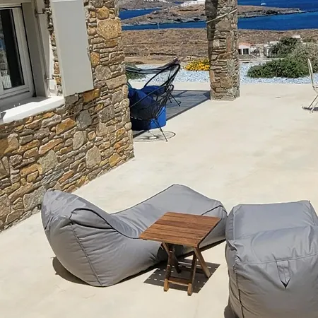 Cycladic Elegance Luxurious With Panoramic Sea Views קיתנוס
